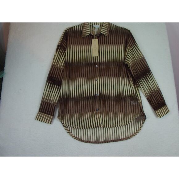 ACOA Women’s Lightweight Multi Color Button Down Shirt Size Small - Picture 11 of 11